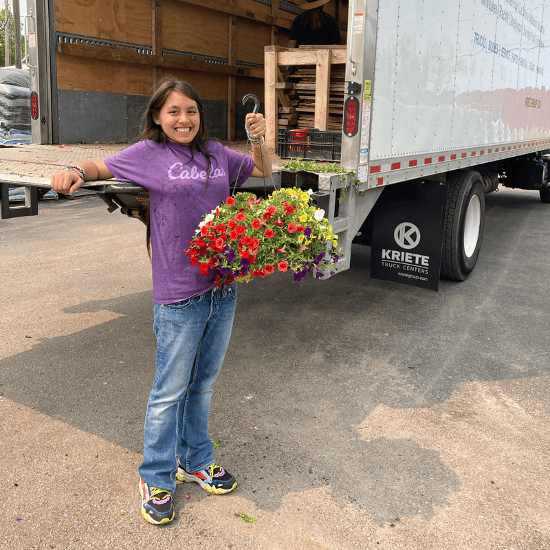 Delivering Flowers